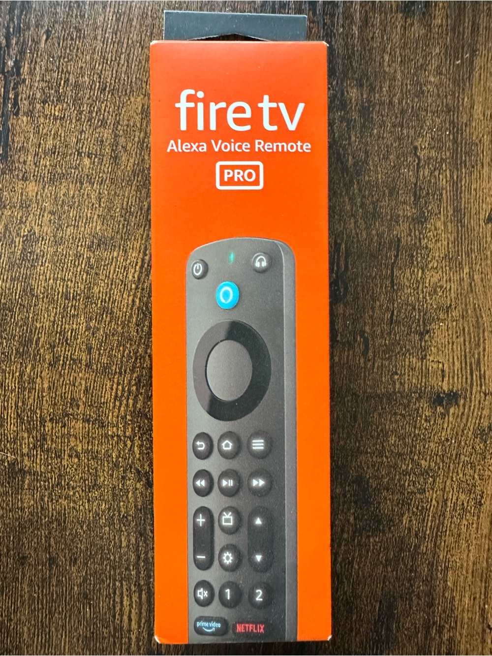 Amazon Fire TV Alexa Voice Remote Pro in Black with Blue Alexa Button